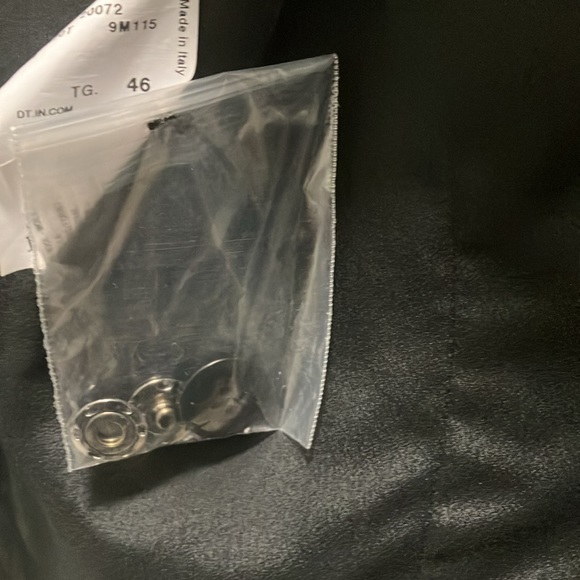 New Armani Collection black pinstripe blazer size 10 - Picture 10 of 12